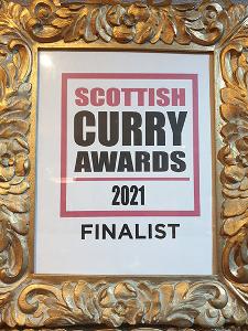 Indian Lounge Edinburgh & Glasgow Scottish Curry Awards finalist.