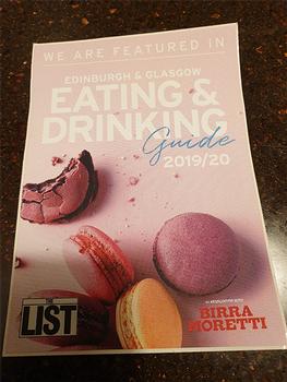 Indian Lounge Edinburgh & Glasgow eating and drinking guide 2019 - 2020.